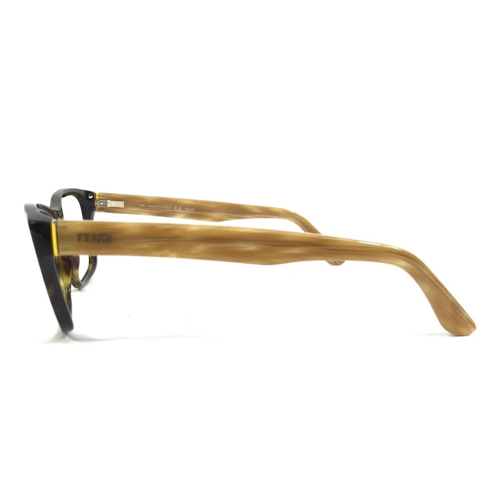 Fendi Eyeglasses Frames F1026 215 Tortoise Brown Rectangle Full Rim 53-16-140